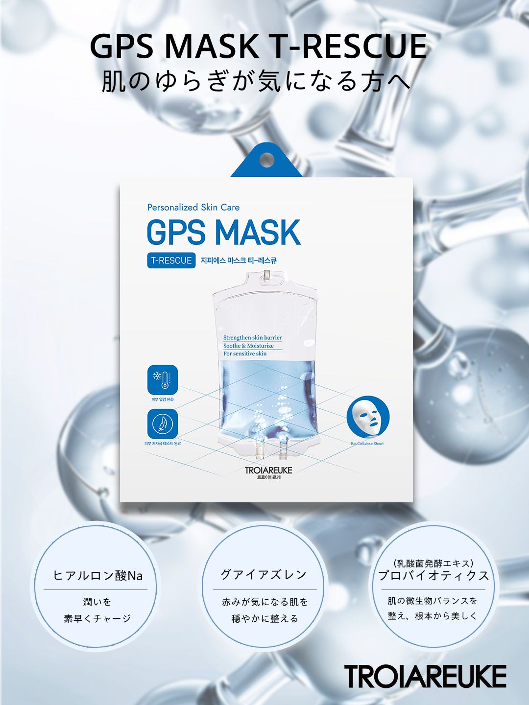 GPSマスク 3枚入り